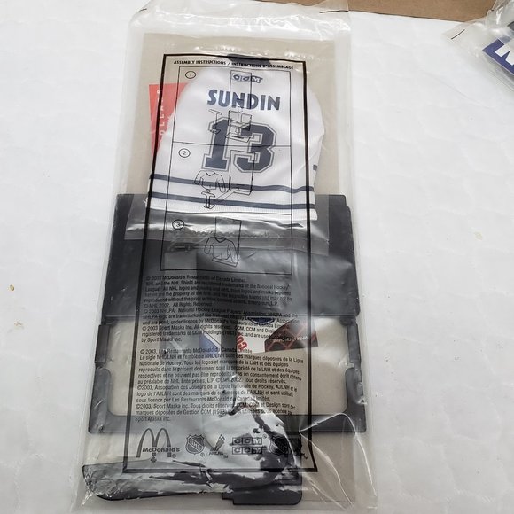 MATS SUNDIN 2003 McDonald's Hockey Heroes NHL Mini Jersey - Picture 2 of 2